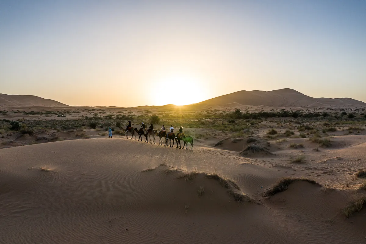 A guided journey across the desert at sunrise, Morocco 2026