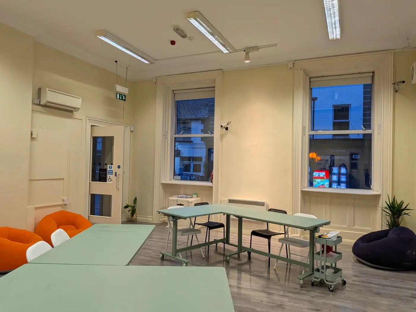 The workshop room at the Nexus